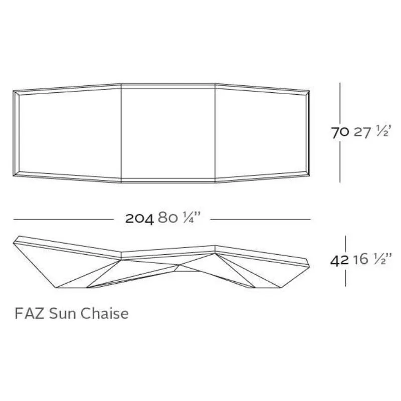 Illuminated Faz Sun Chaise