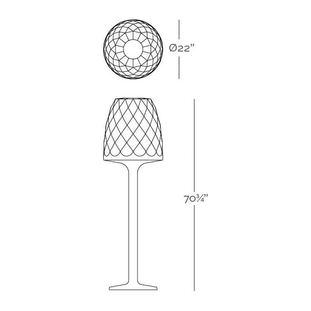 Illuminated Vases Floor Lamp