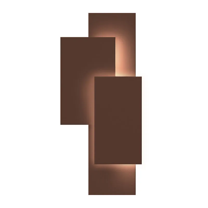 Inside Out Offset Panels LED Sconce