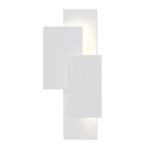 Inside Out Offset Panels LED Sconce