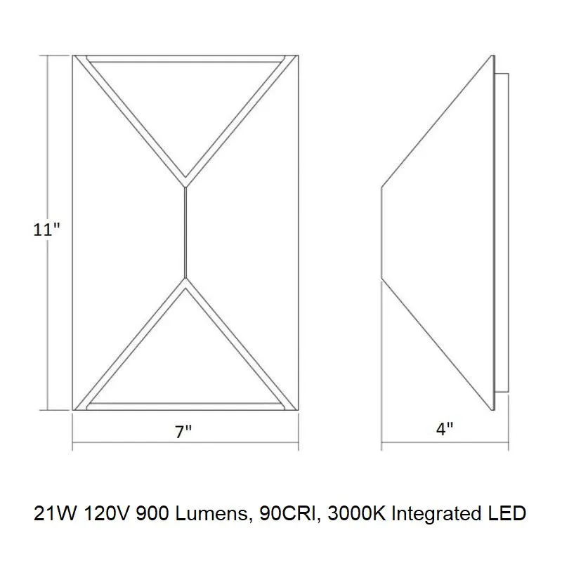 Inside Out Prisma LED Sconce