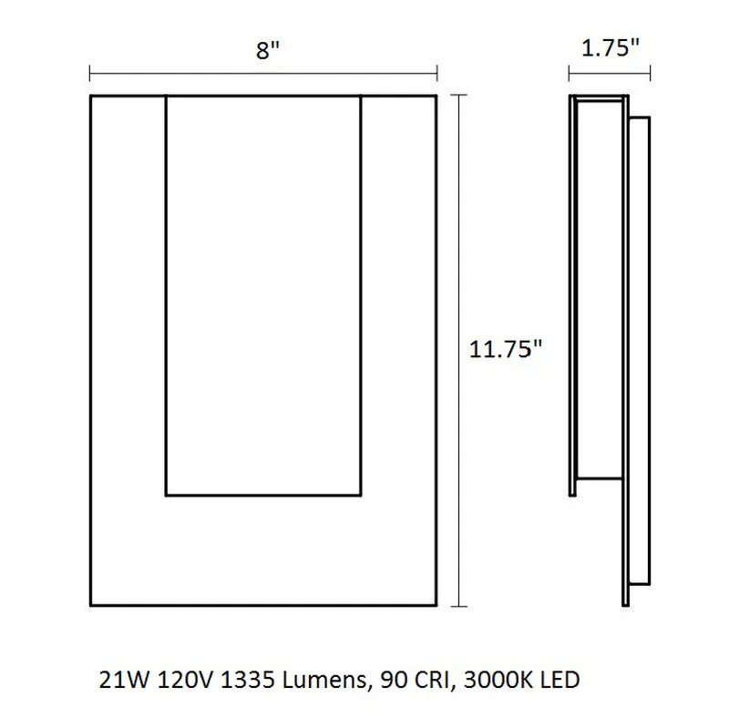 Inside-Out Reveal Wall Light