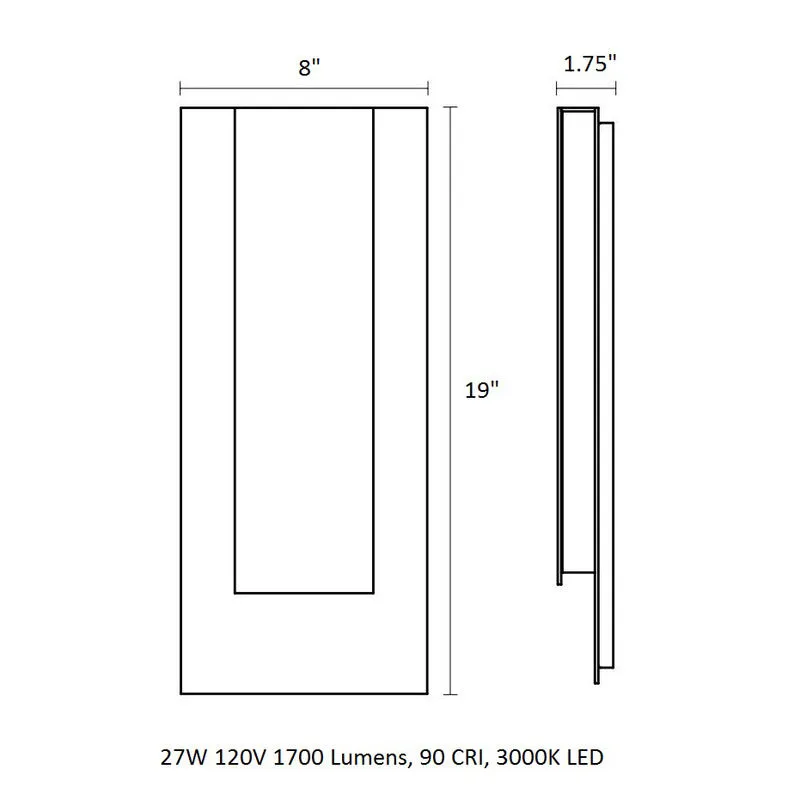 Inside-Out Reveal Wall Light