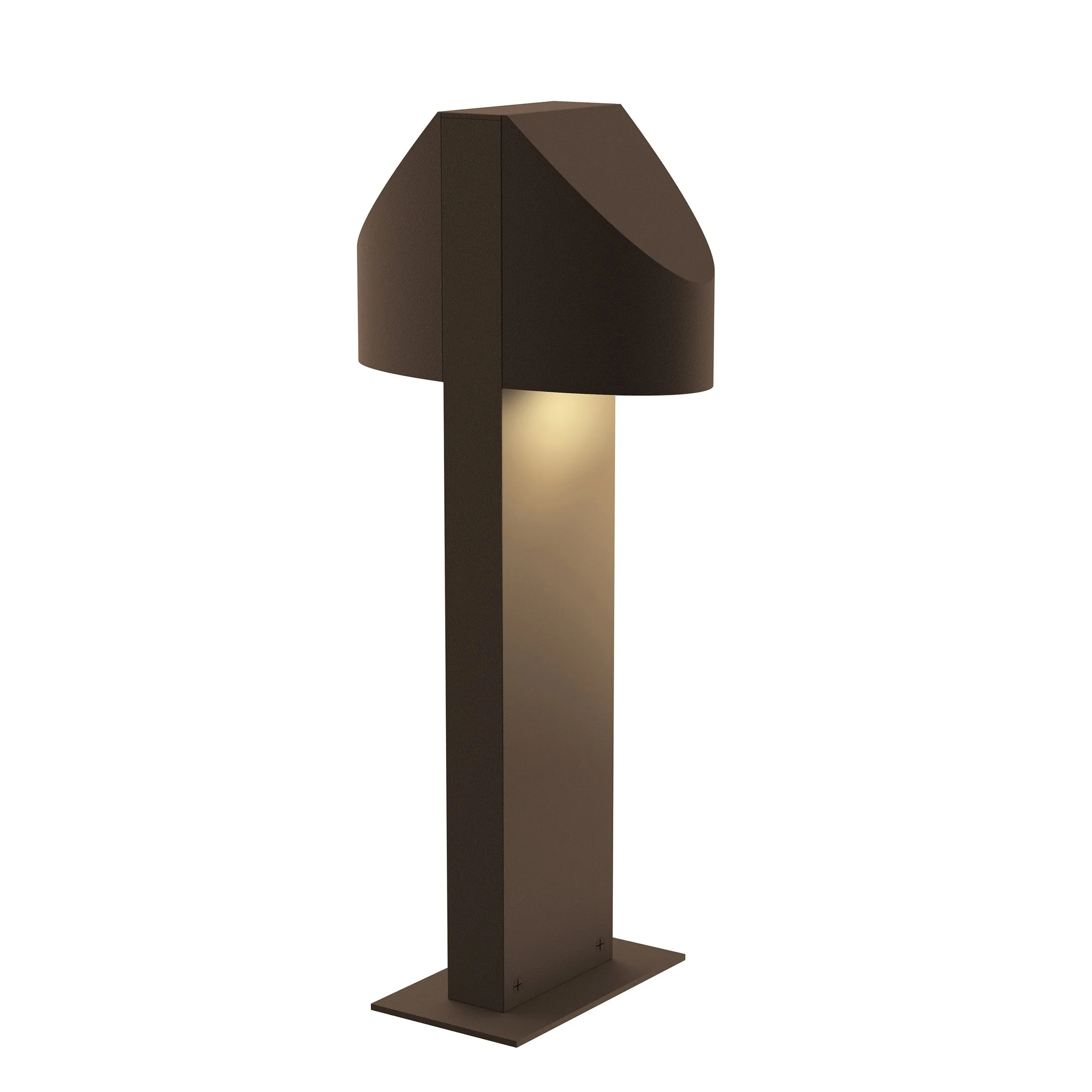 Inside-Out Shear LED Double Bollard