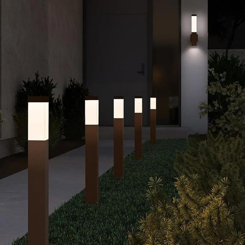 Inside Out Square Column LED Sconce