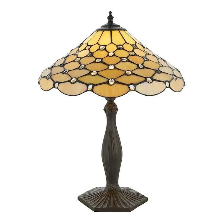 Interiors 1900 Pearl Tiffany Table Lamp