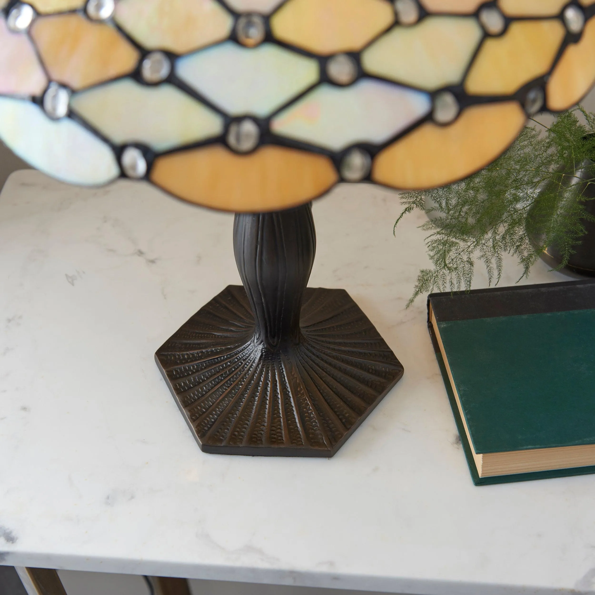 Interiors 1900 Pearl Tiffany Table Lamp
