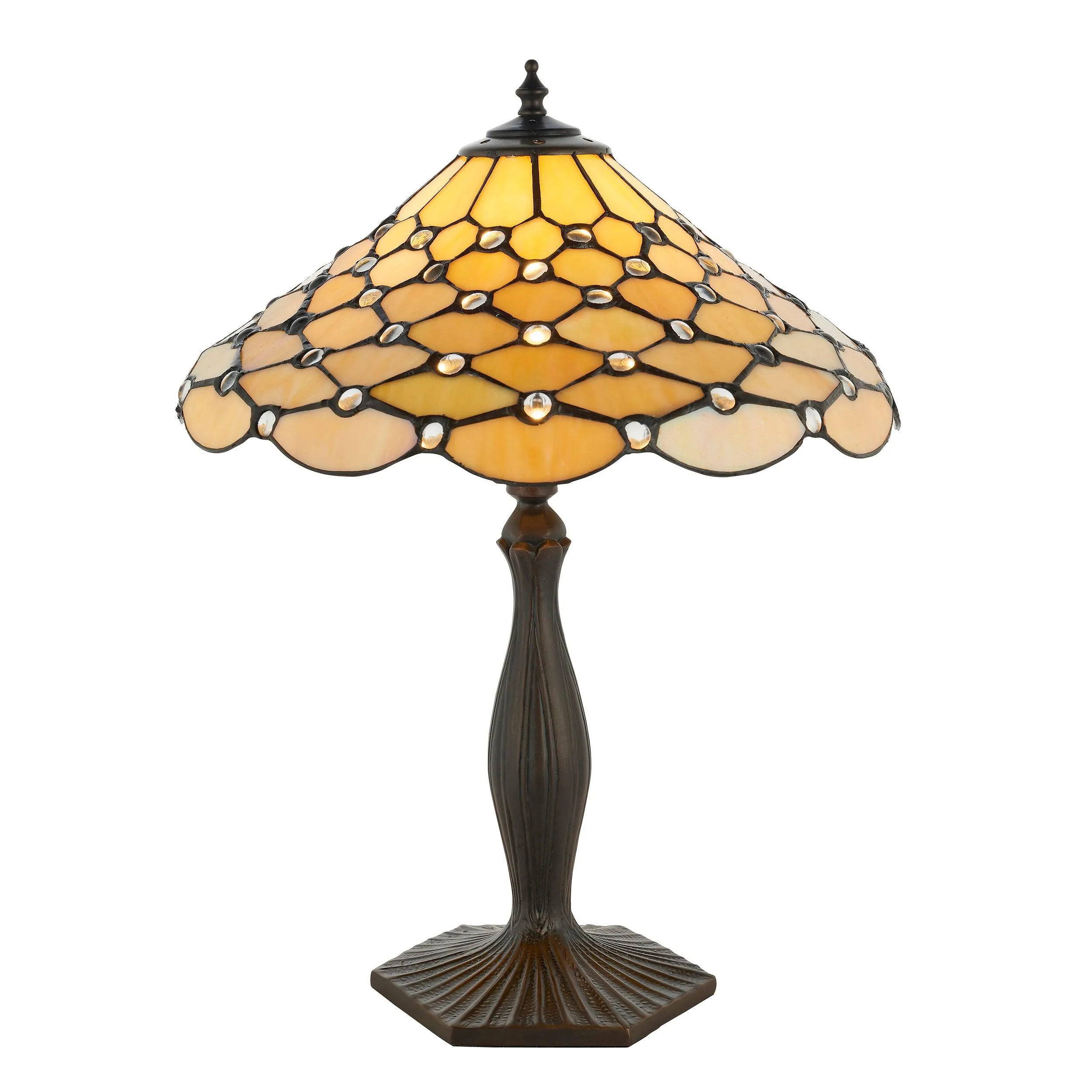 Interiors 1900 Pearl Tiffany Table Lamp