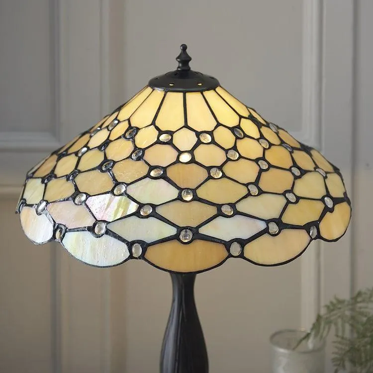 Interiors 1900 Pearl Tiffany Table Lamp