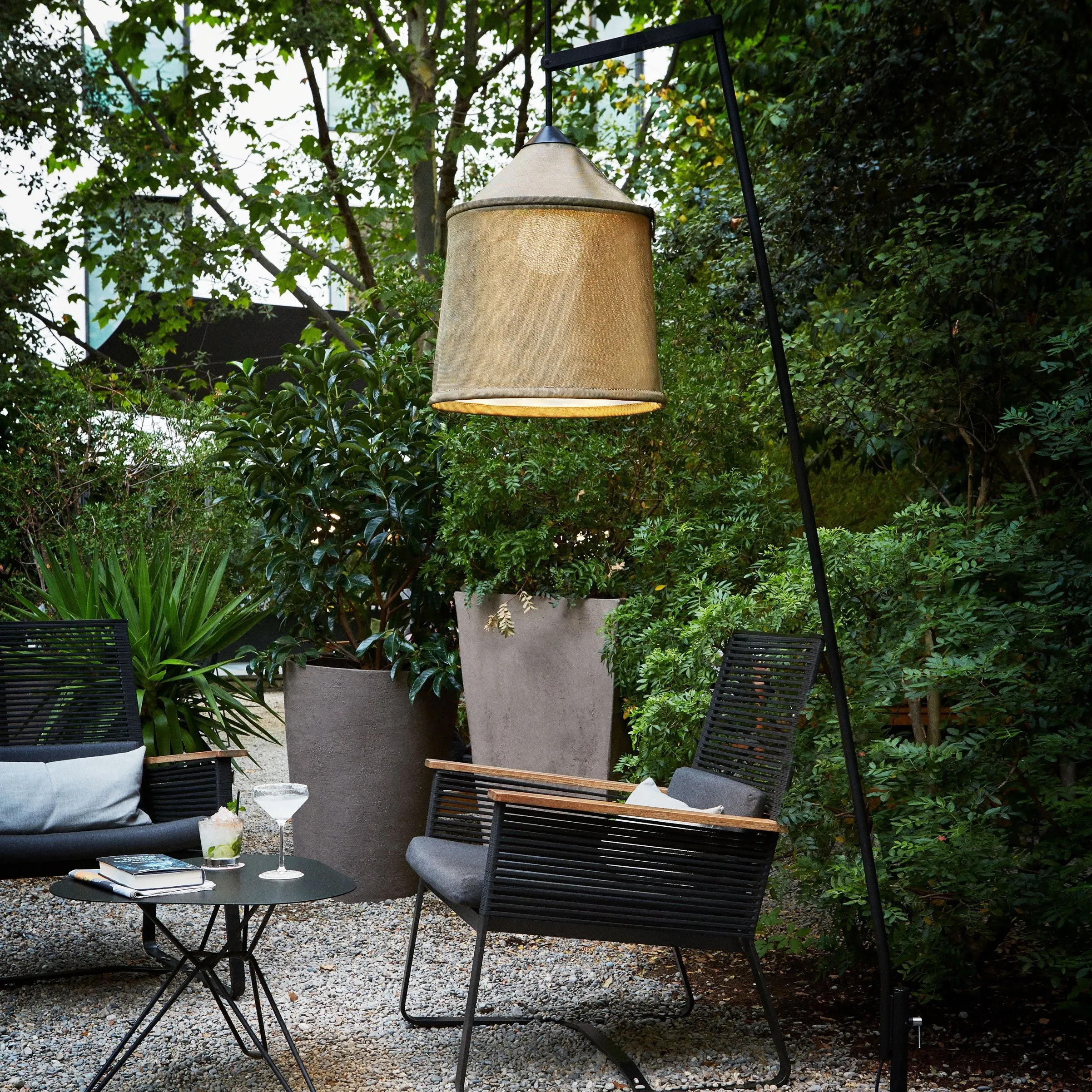 Jaima Outdoor Fixed LED Floor Lamp