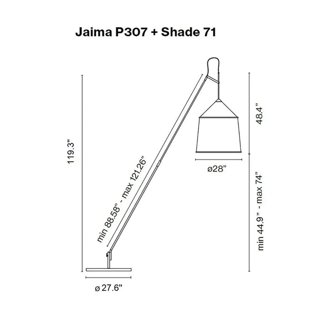 Jaima Outdoor LED Floor Lamp
