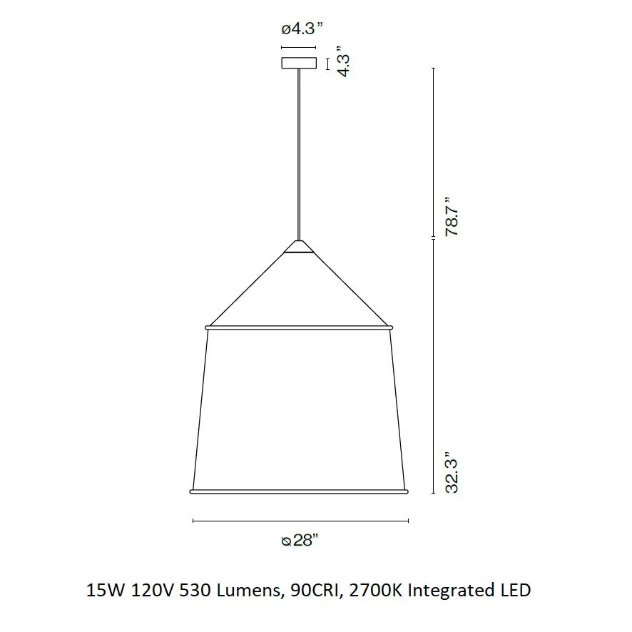 Jaima Outdoor LED Pendant Light