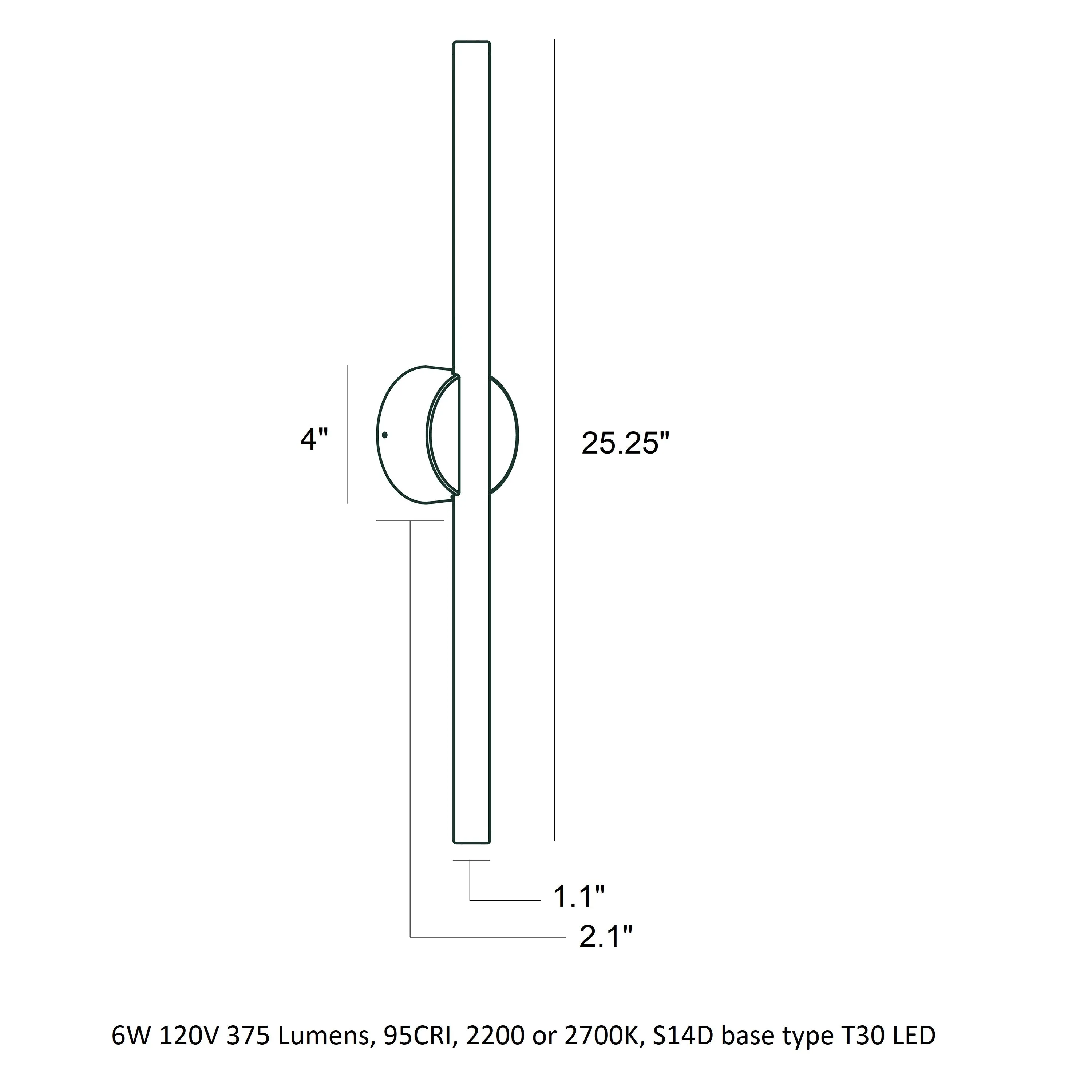 Kilter Bathroom Vanity Light