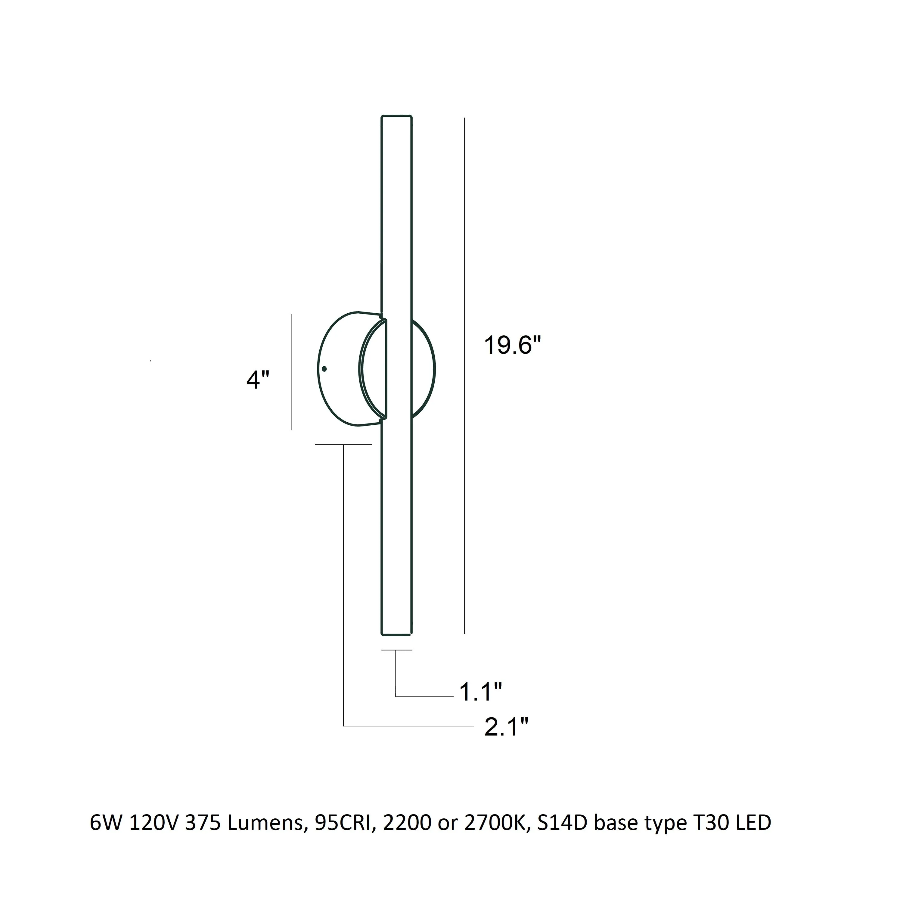 Kilter Bathroom Vanity Light