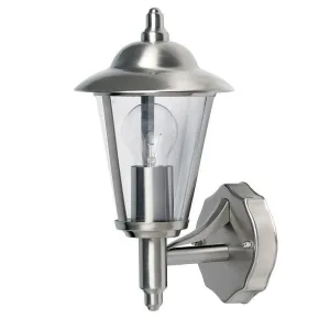 Klien Polished Stainless Steel Upright Outdoor Wall Light