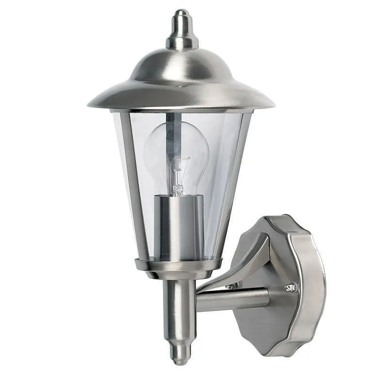 Klien Polished Stainless Steel Upright Outdoor Wall Light