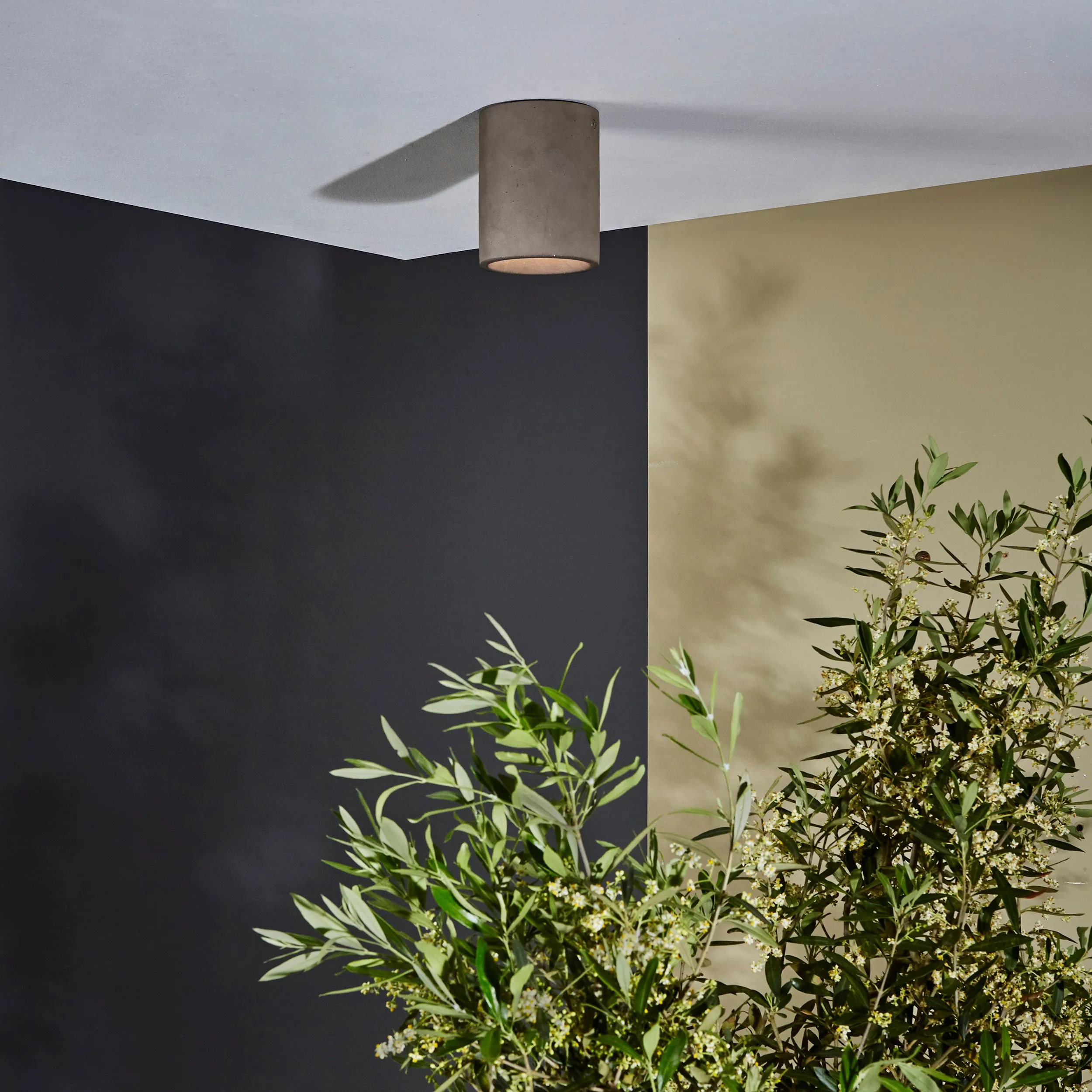 Kos Round Outdoor LED Flush Mount