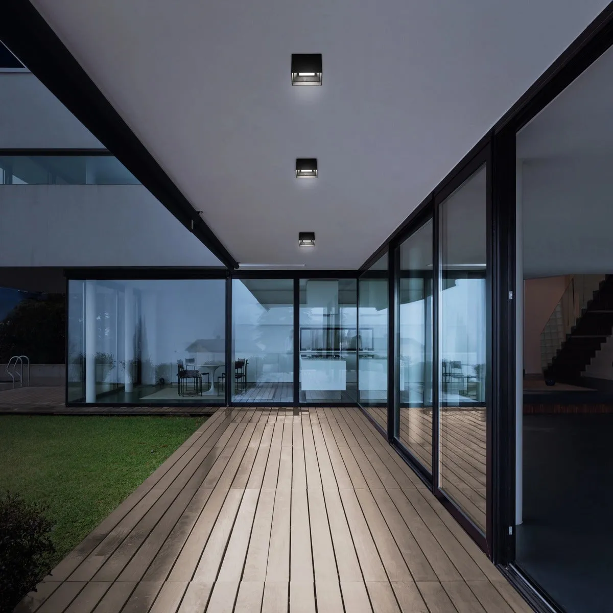 Kube LED Outdoor Flush Mount