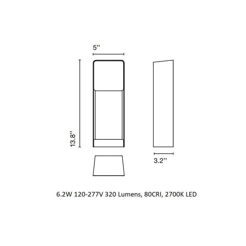 Lab Outdoor Bollard Light