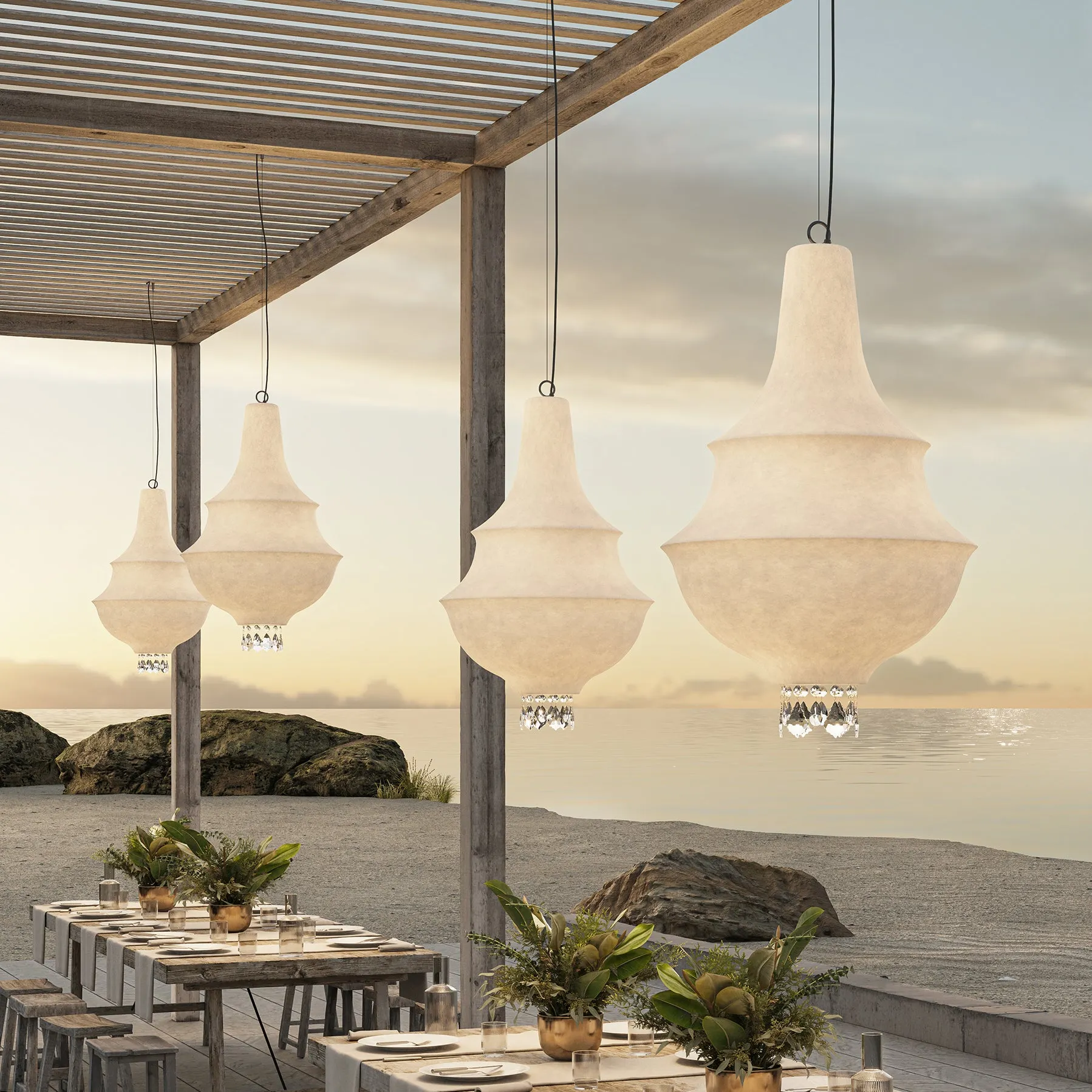 Lady D Outdoor Pendant Light
