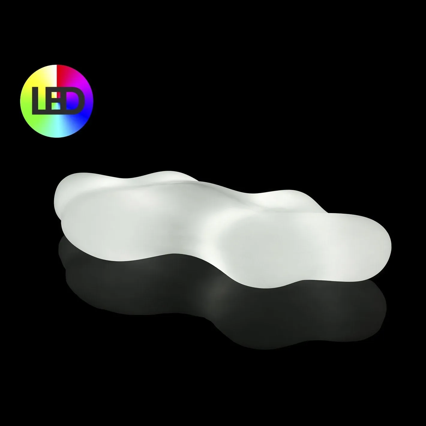 Lava Illuminated Bench