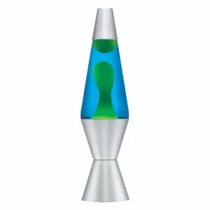 Lava Lamp - 11.5" Green and Blue