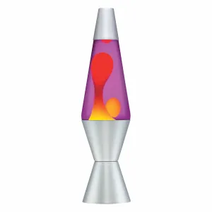 Lava Lamp - 11.5" Yellow and Purple