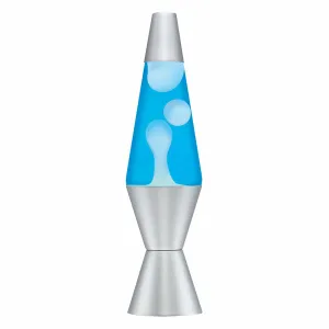 Lava Lamp - 14.5" Blue And White