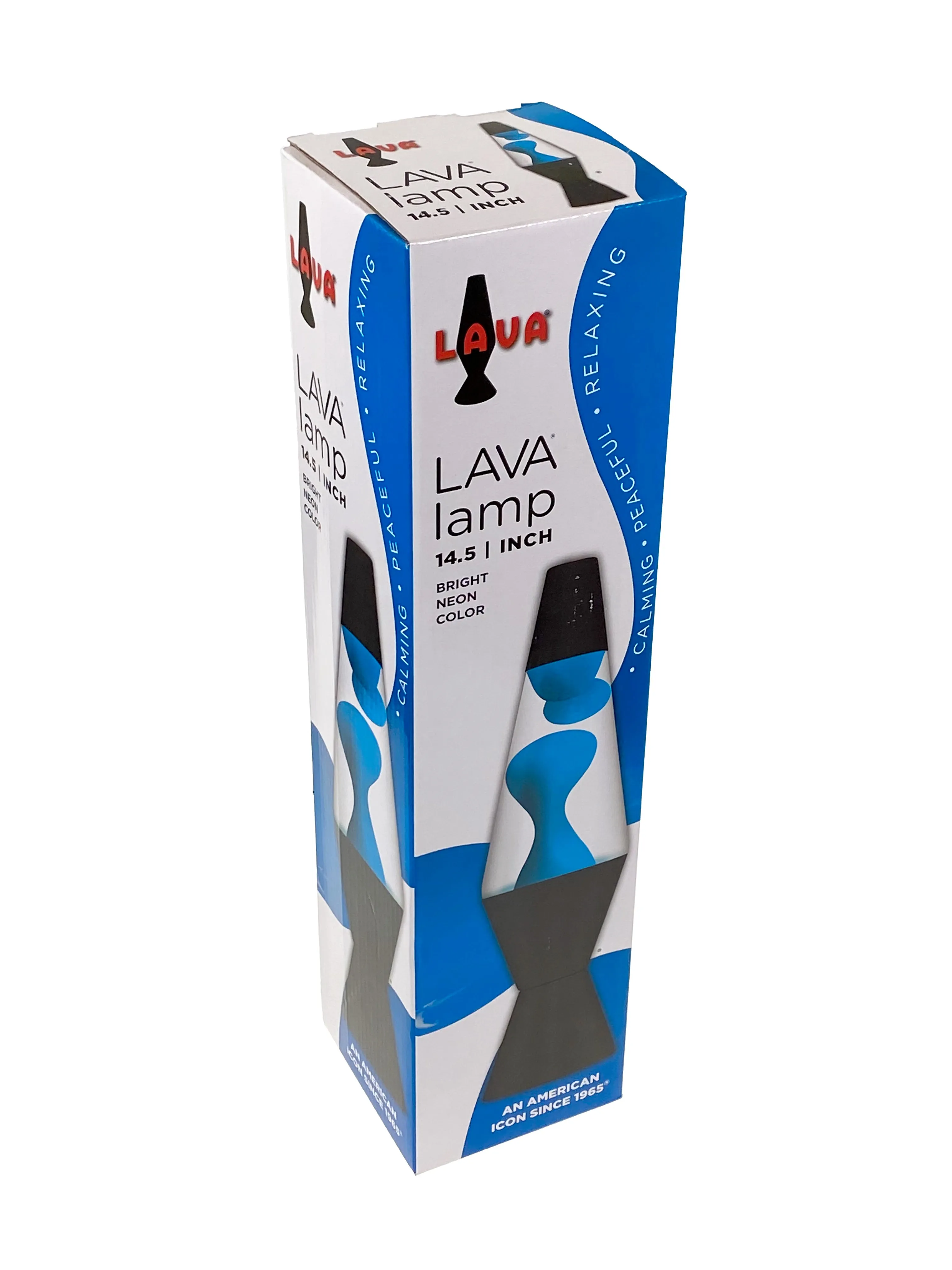 Lava Lamp - 14.5" Neon Blue