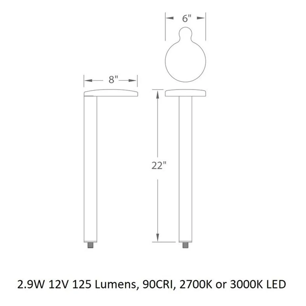 LED 12V Round Path Light