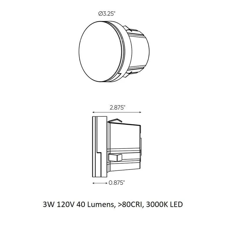 LED Indoor / Outdoor Step Light 4D