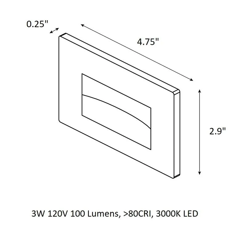 LED Indoor / Outdoor Step Light 5D