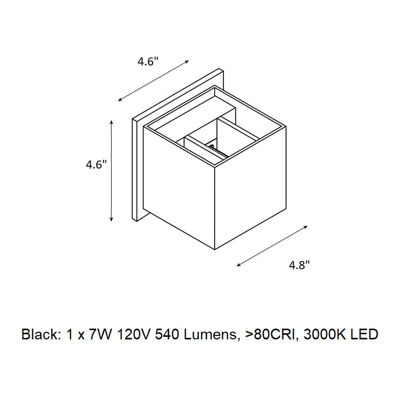 LED Outdoor Wall Sconce 1D