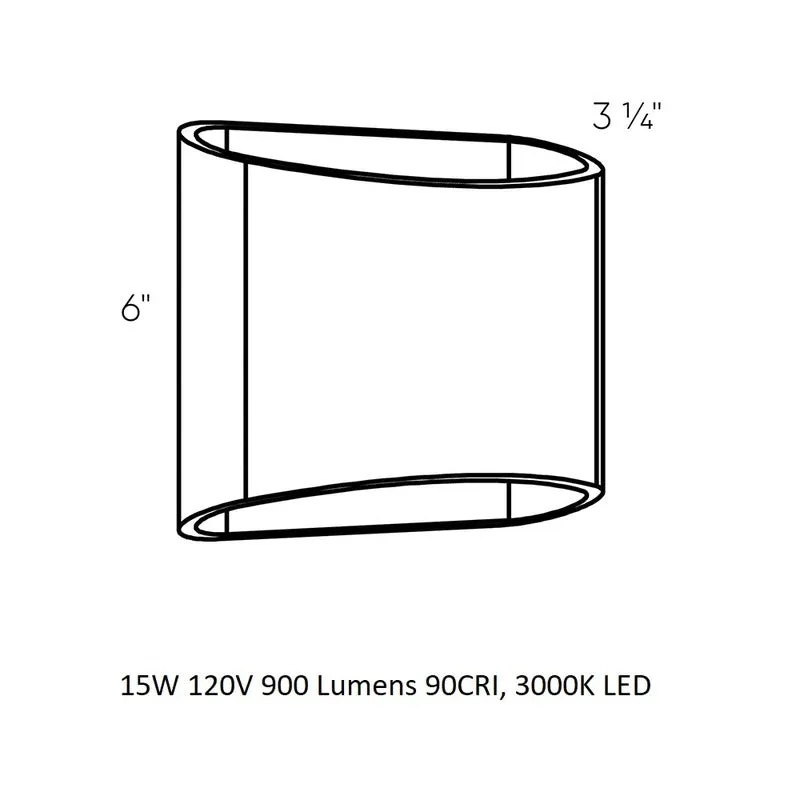LED Outdoor Wall Sconce H