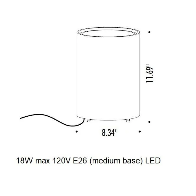 Lenta Outdoor Floor Lamp