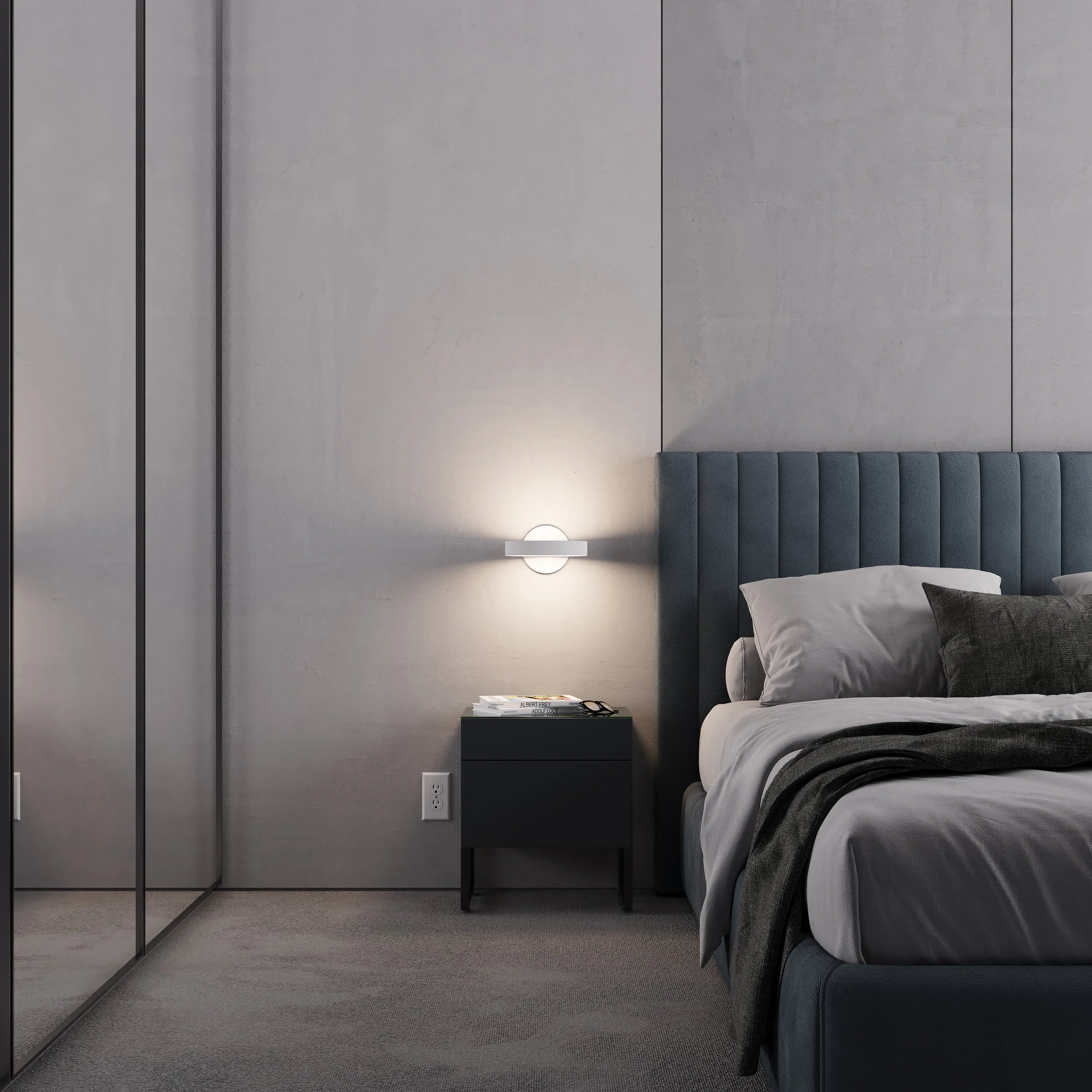 Light Guide Ring Wall Light