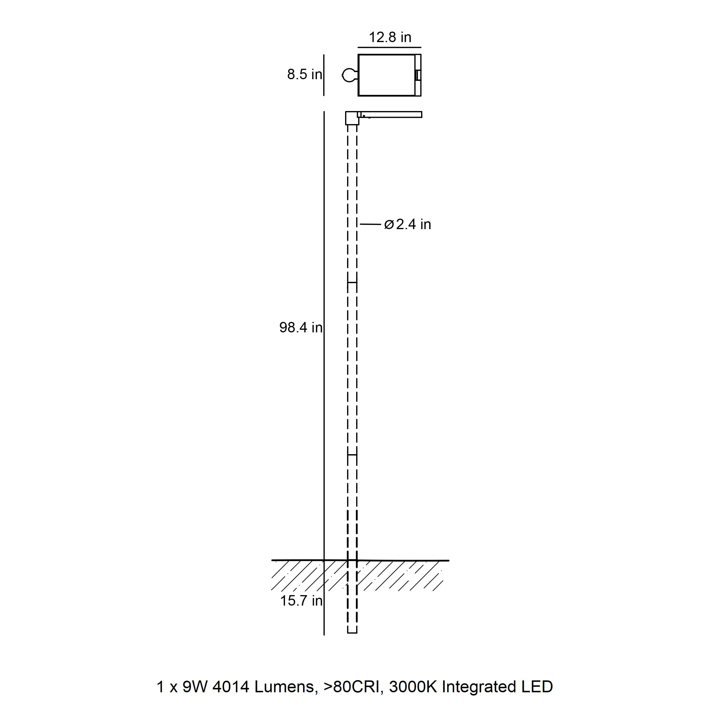 Link Outdoor LED Solar Path Light