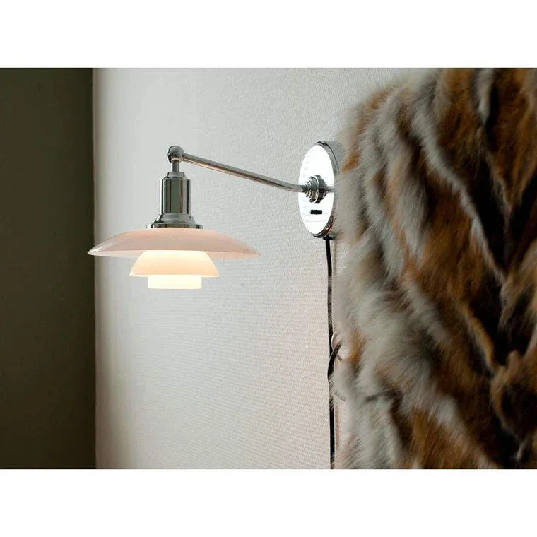 Louis Poulsen Ph 2/1 Wall Lamp, Hardwired, With Switch
