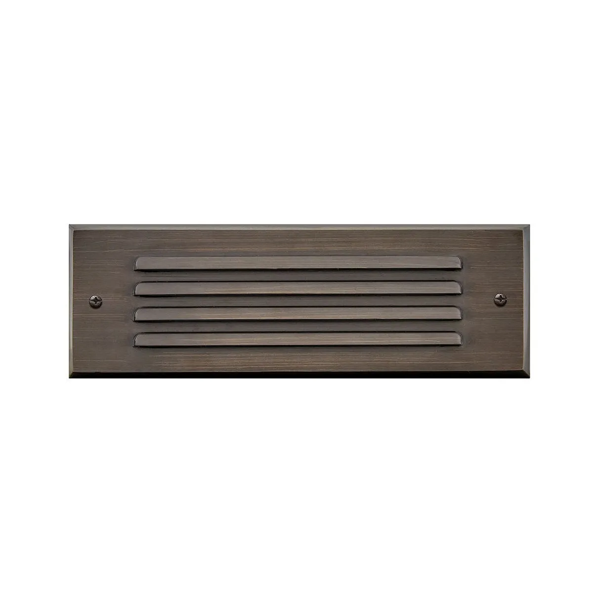 Louvered Brick Outdoor Step Light