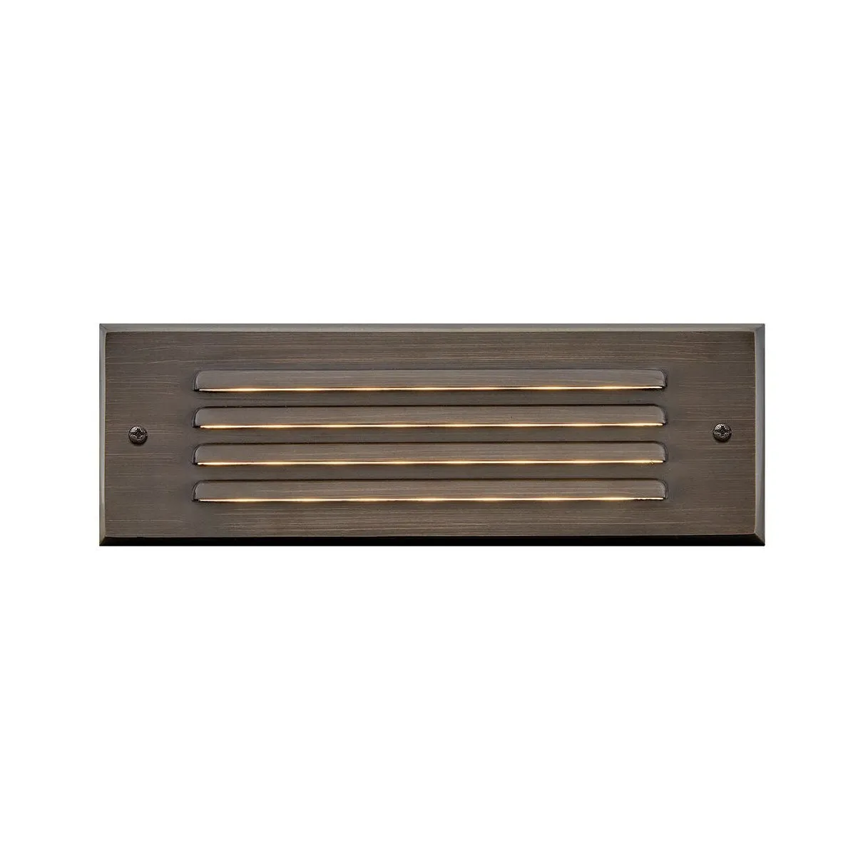 Louvered Brick Outdoor Step Light