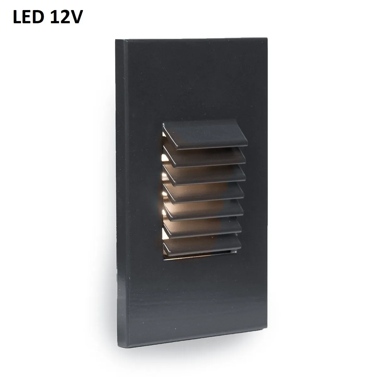Low Voltage 4061 Vertical Louvered Step and Wall Light