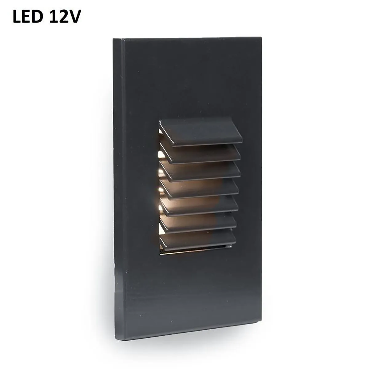Low Voltage 4061 Vertical Louvered Step and Wall Light
