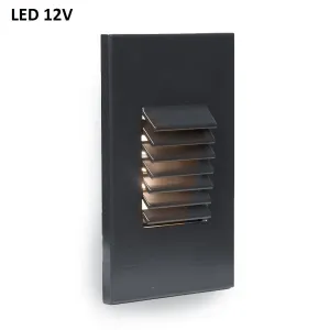 Low Voltage 4061 Vertical Louvered Step and Wall Light
