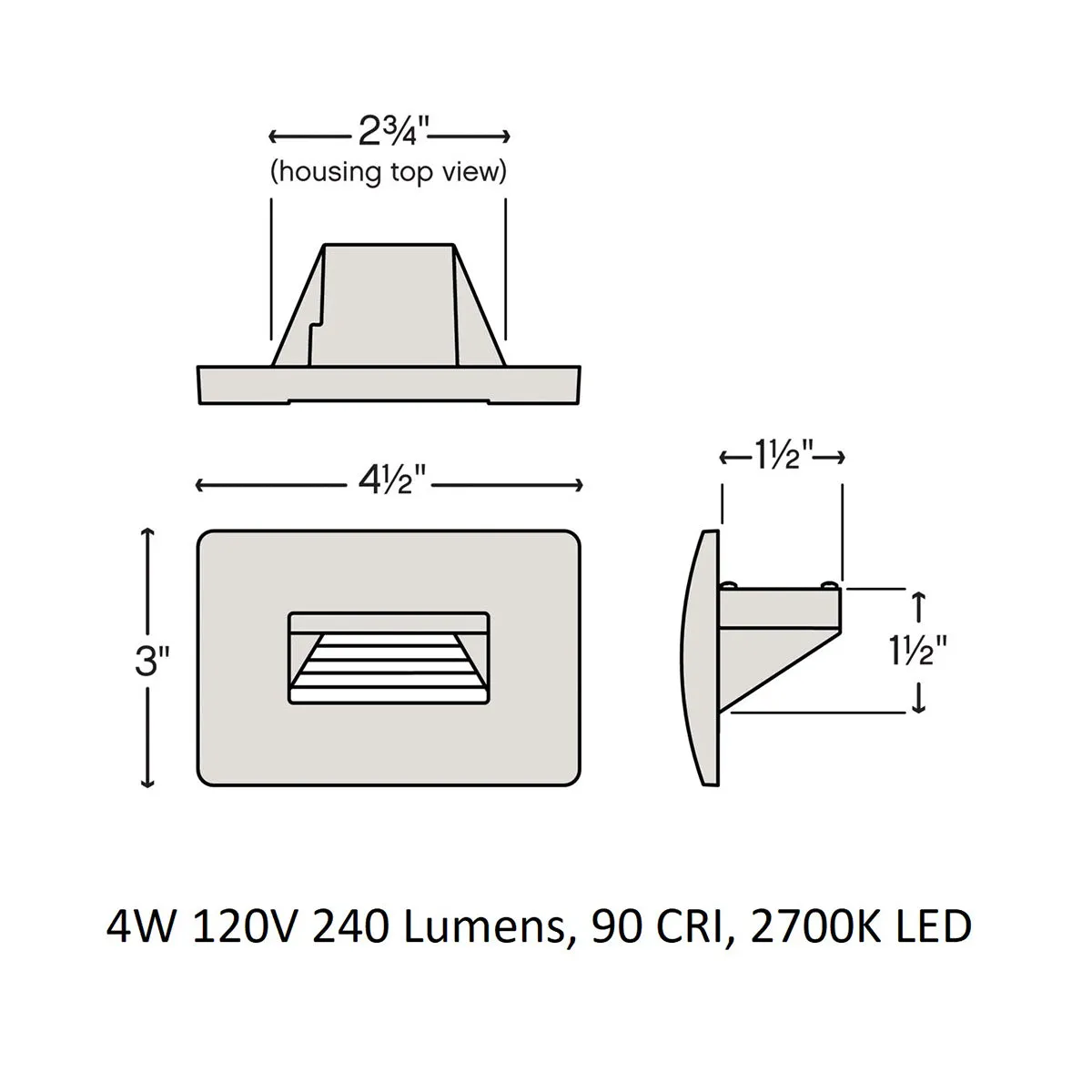 Luna LED Medium Step Light