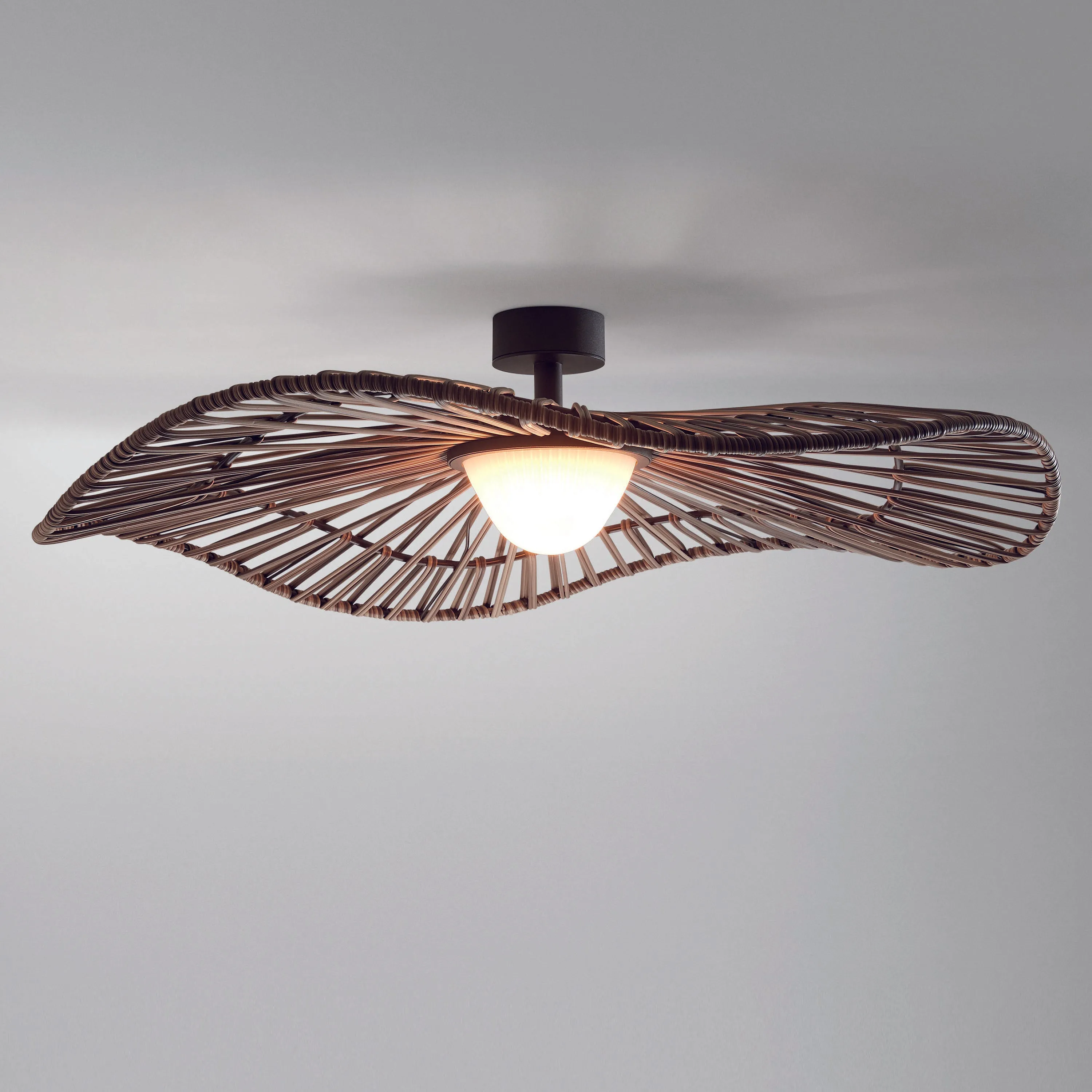 Mediterrania Outdoor LED Semi Flush Mount