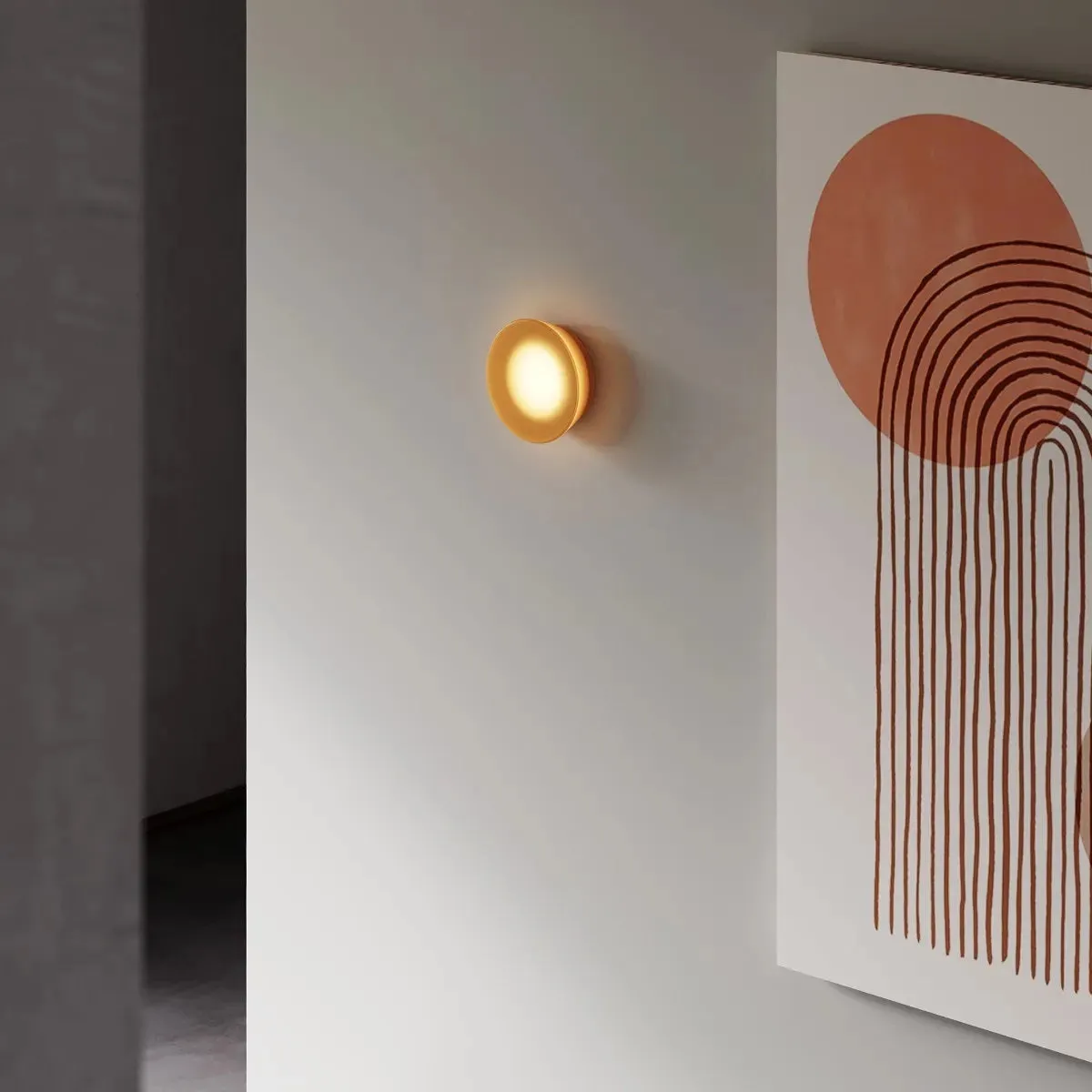 Mist Round LED Wall Sconce/Flush Mount