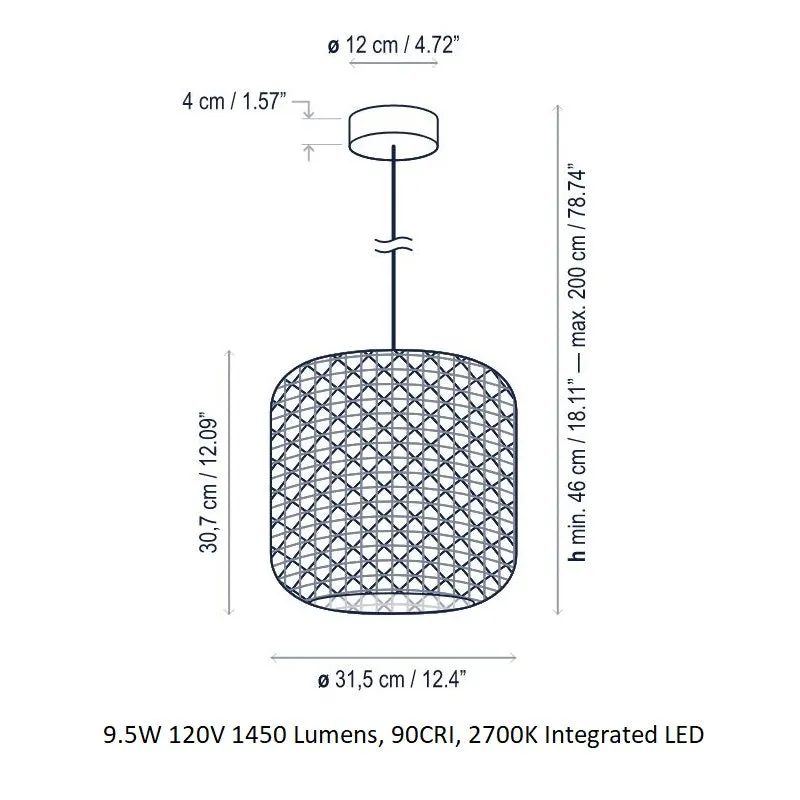 Nans Outdoor LED Pendant Light