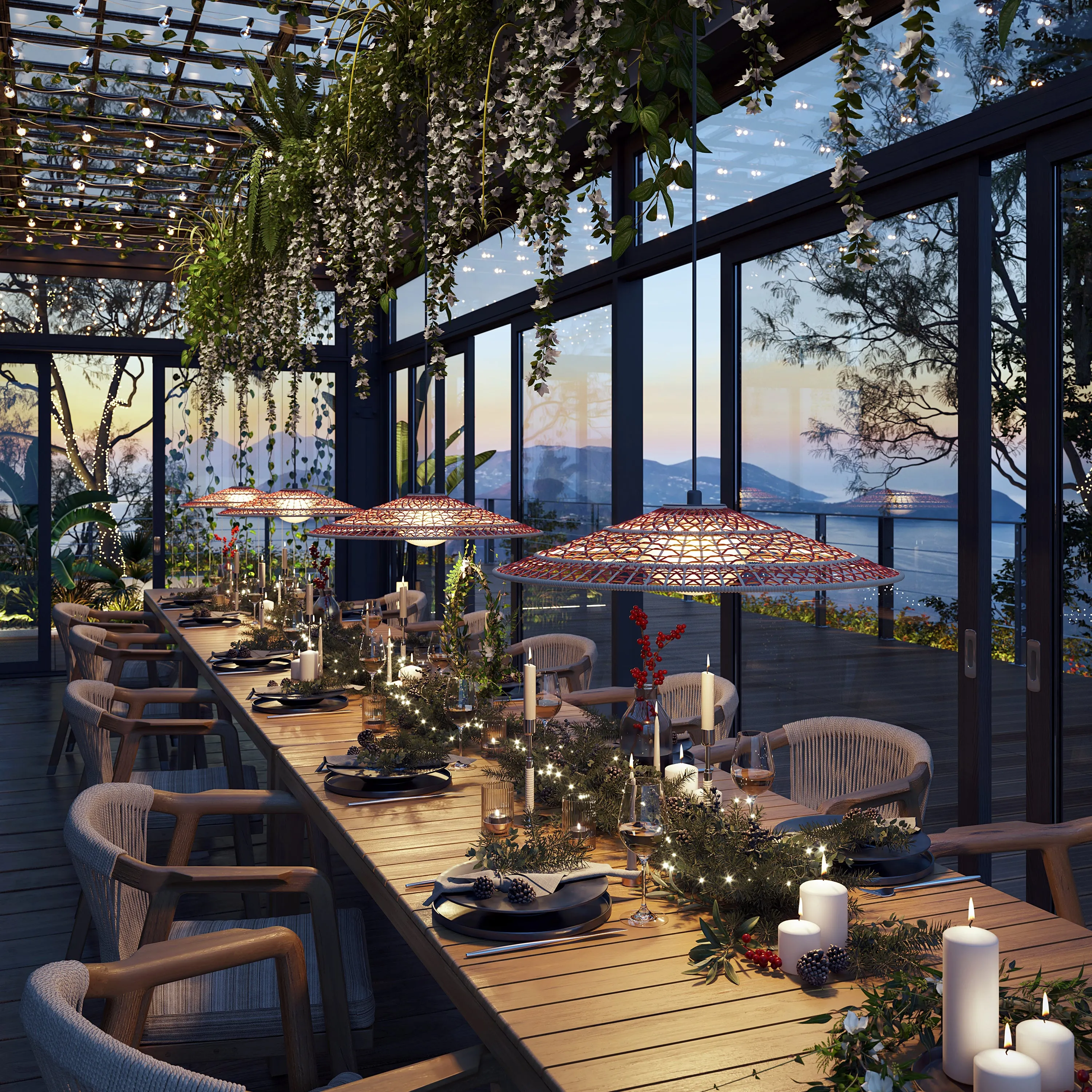 Nans S/55 Outdoor LED Pendant Light
