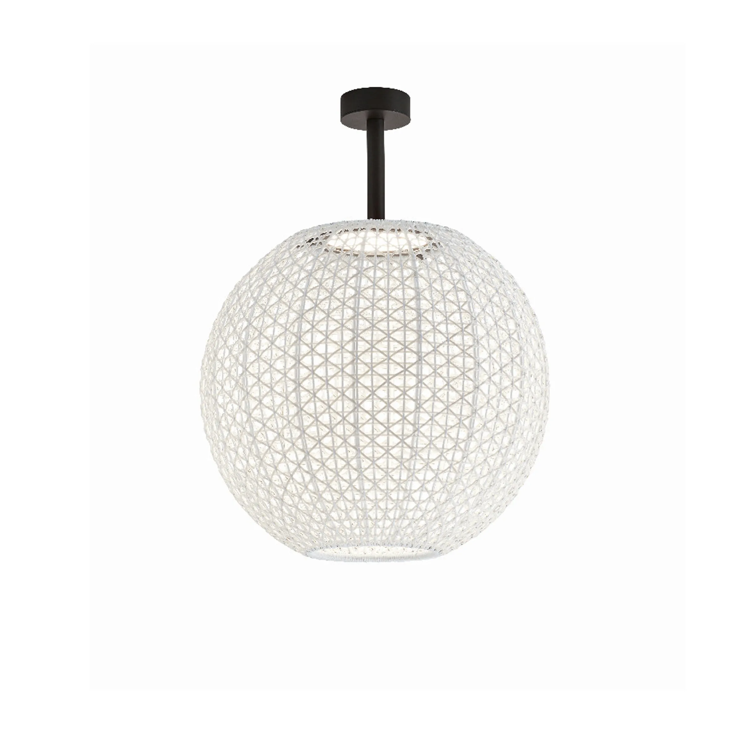 Nans Sphere Outdoor LED Semi Flush Mount