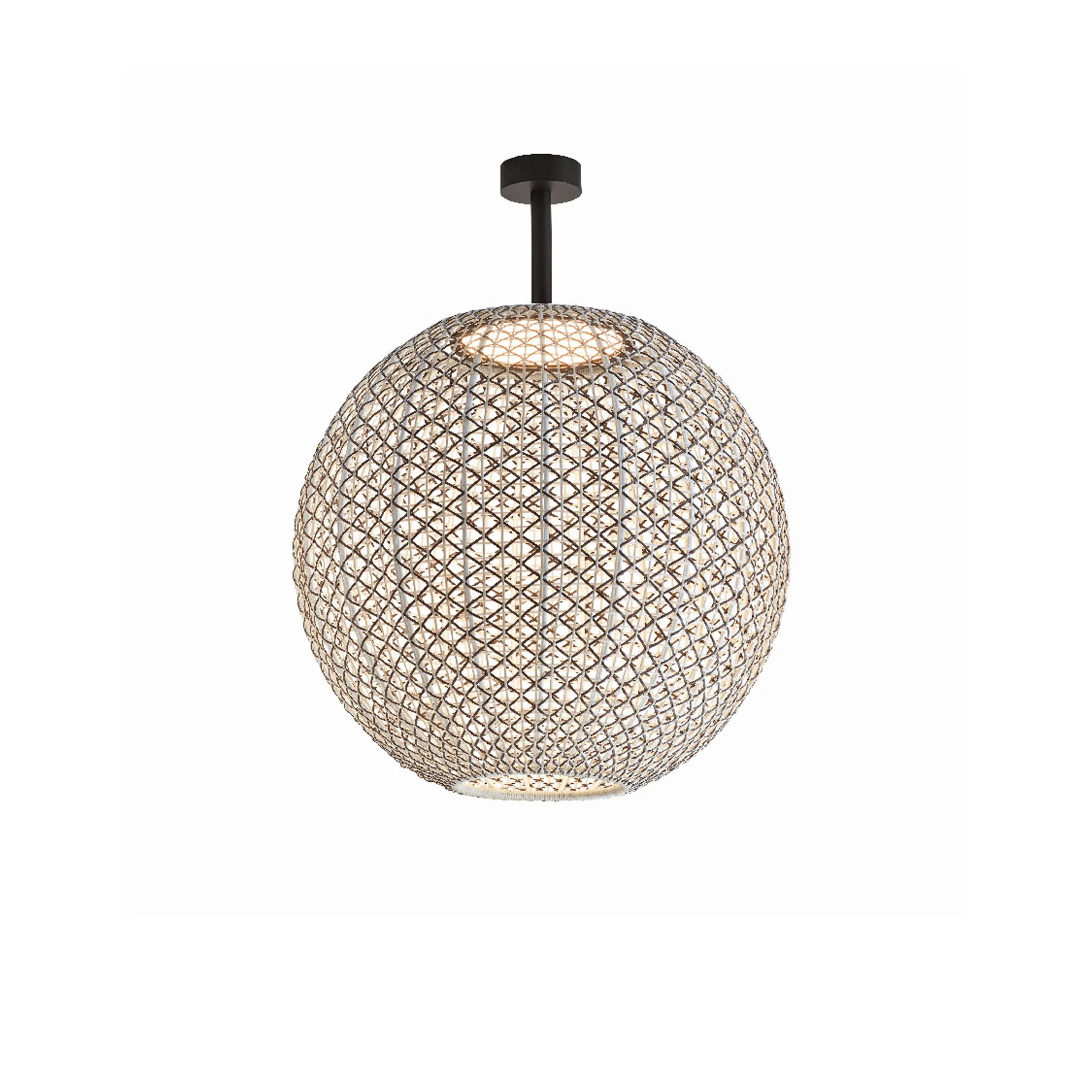 Nans Sphere Outdoor LED Semi Flush Mount